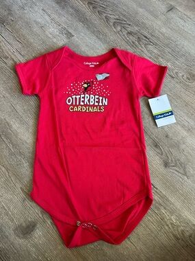 NWT Red Otterbein Cardinals Baby One-Piece